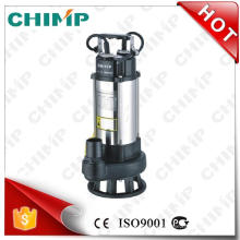 Pompe submersible d&#39;eaux d&#39;égout de chimpanzé 1.5kw 2inch pour des eaux usées